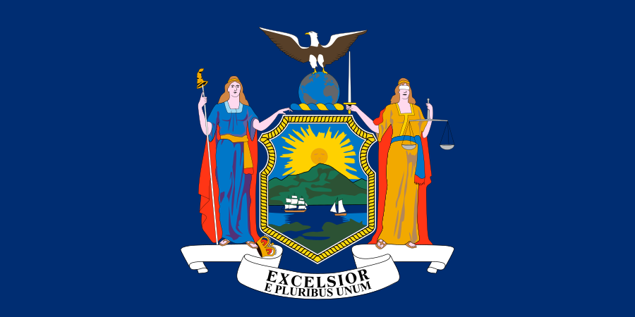 New York state flag - Dentist Companies in New York business data package with 1,086 companies